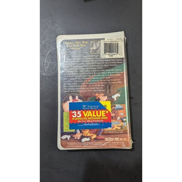 Walt Disney's Masterpiece Fun & Fancy Free VHS Limited Edition - Picture 2 of 7